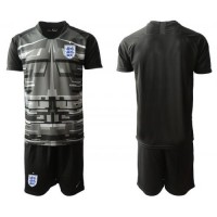 Camiseta Inglaterra Portero En Negro 2020 Edición Copa De Europa