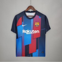 Camiseta Barcelona Entrenamiento 21/22 - Azul Rojo