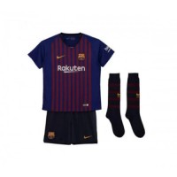 Camiseta 1a Equipación 2018 Barcelona Niños Kit