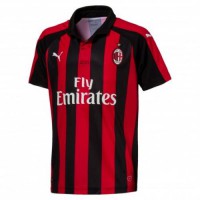 Camiseta 1a Equipación AC Milan 18-19 Niños