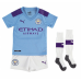 Camiseta de la 1.ª equipación del Manchester City 2019-20 para niños